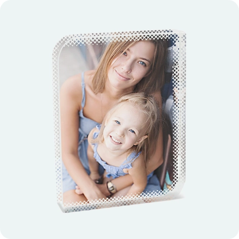 Glass Photo Block