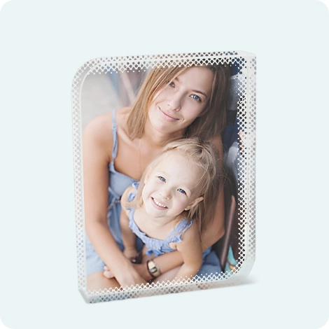Glass Photo Block