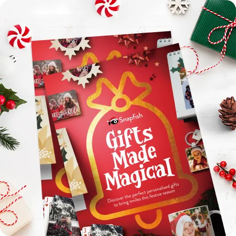 Stack of christmas catalogues 