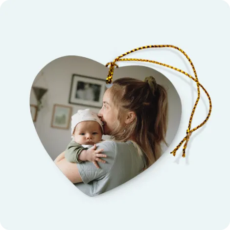 Porcelain Ornaments Heart