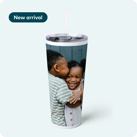 Insulated Tumbler with Straw