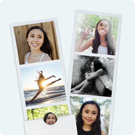 Photo booth strips
