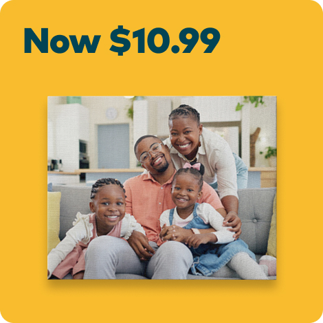 78% off 8x10 Canvas Prints