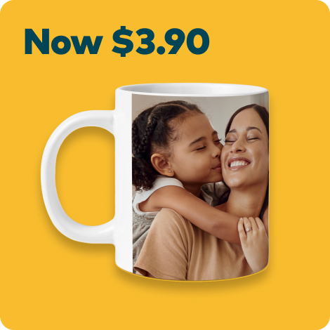 70% off 11oz. White Photo Coffee Mugs