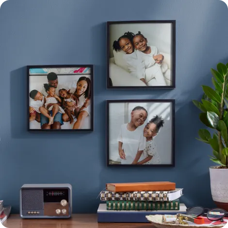 Framed 8x8 Photo Tile