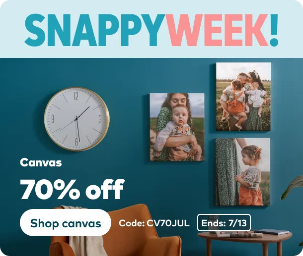 70% off Canvas Prints