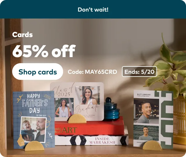 65% off Cards