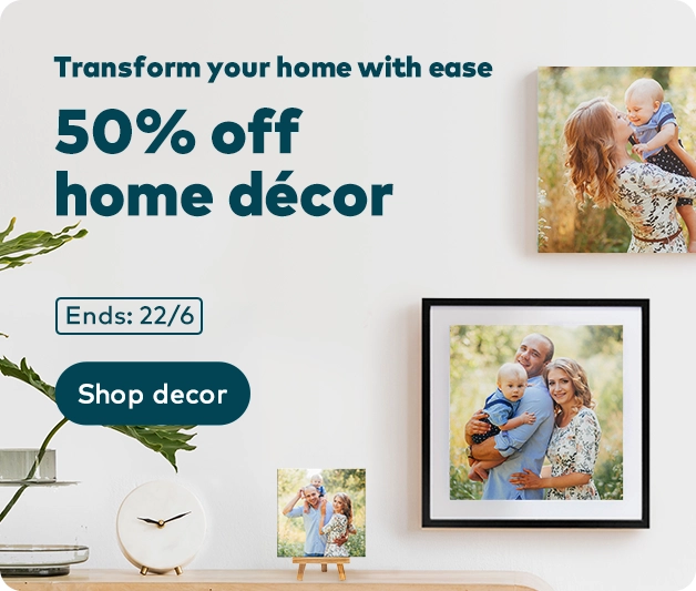50% off home decor