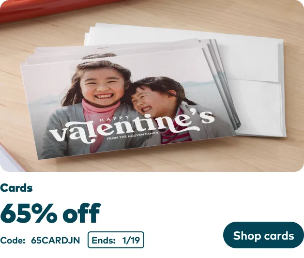 65% off Cards