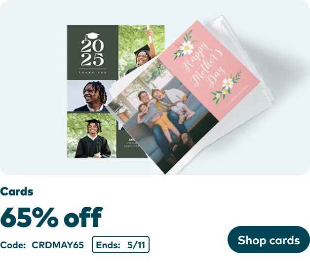 65% off Cards 