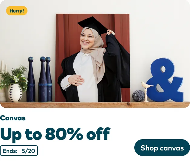 Up to 80% off canvas