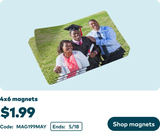 4x6 Magnets for $1.99