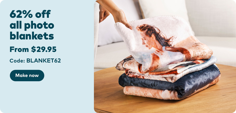 62% off all Blankets