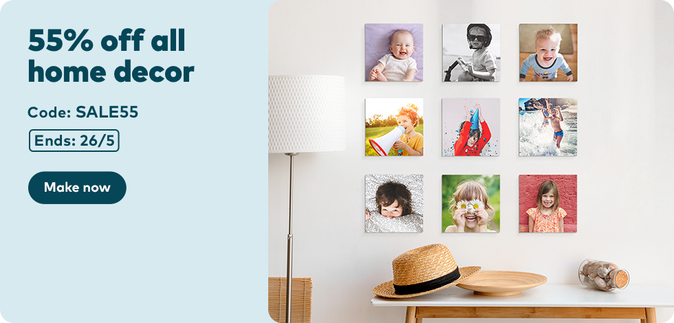 55% off all Home Decor