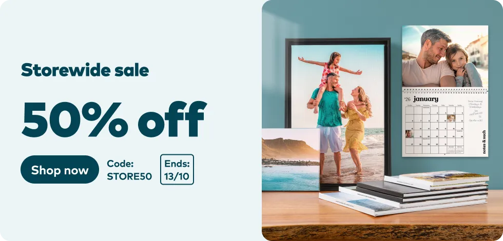 50% off Storewide*