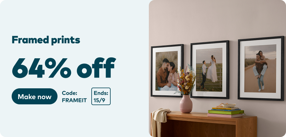 64% off all Framed Prints