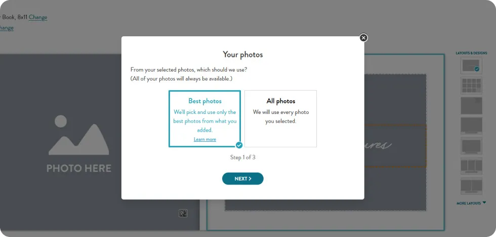 NEW! PHOTO BOOK FEATURES