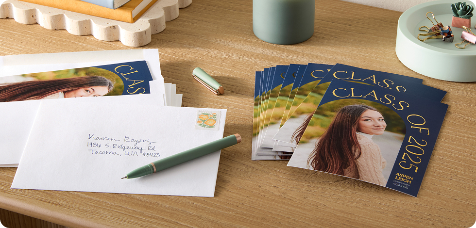 Foil graduation cards