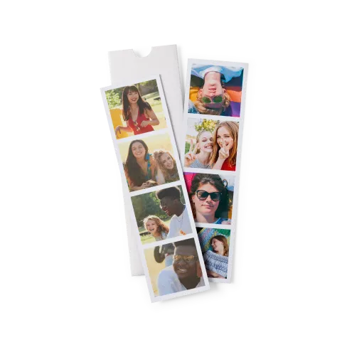 Photo booth strips (set of 4)