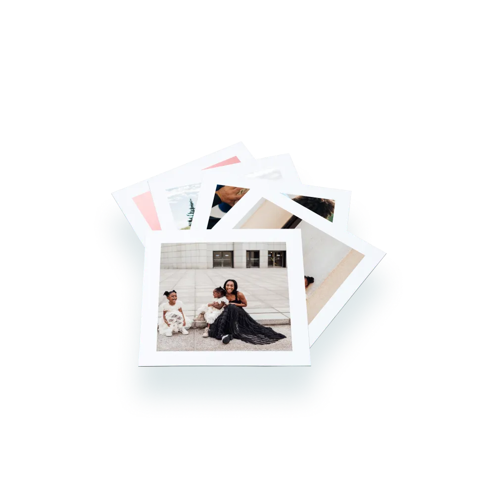 Square retro magnets