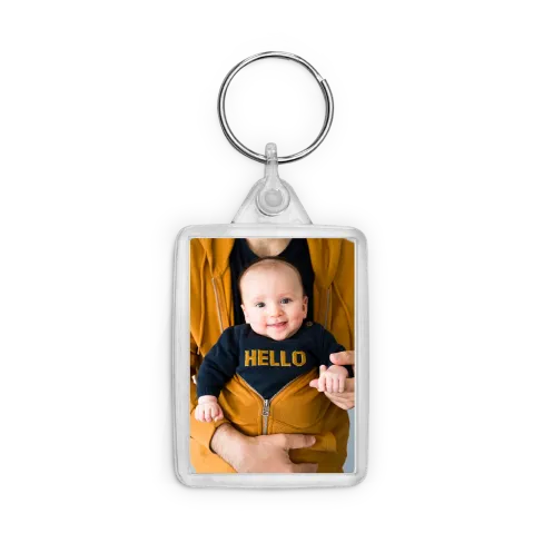 Rectangle Acrylic Keyring