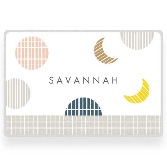 Personalized placemats