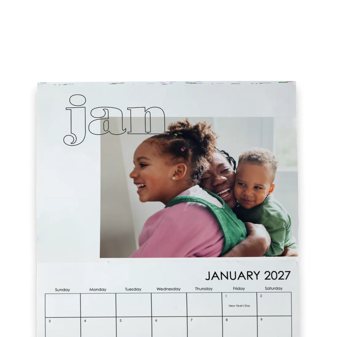 Premium stationery wall calendar