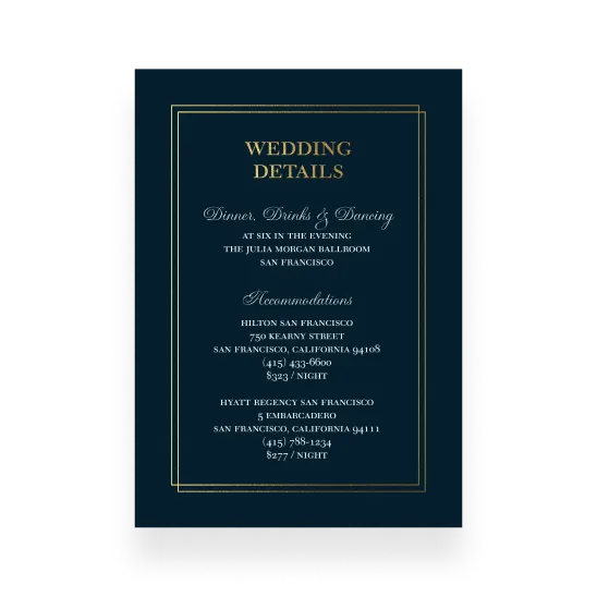Enclosure cards