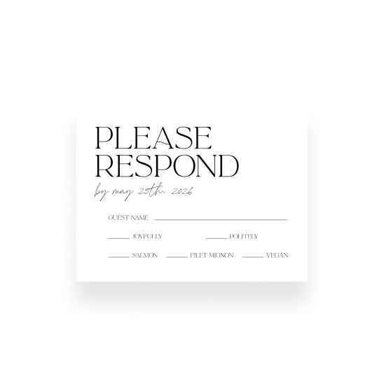 RSVP cards