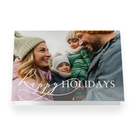 Folded greeting cards, single