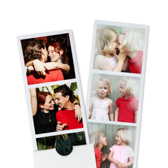 Photo booth strips