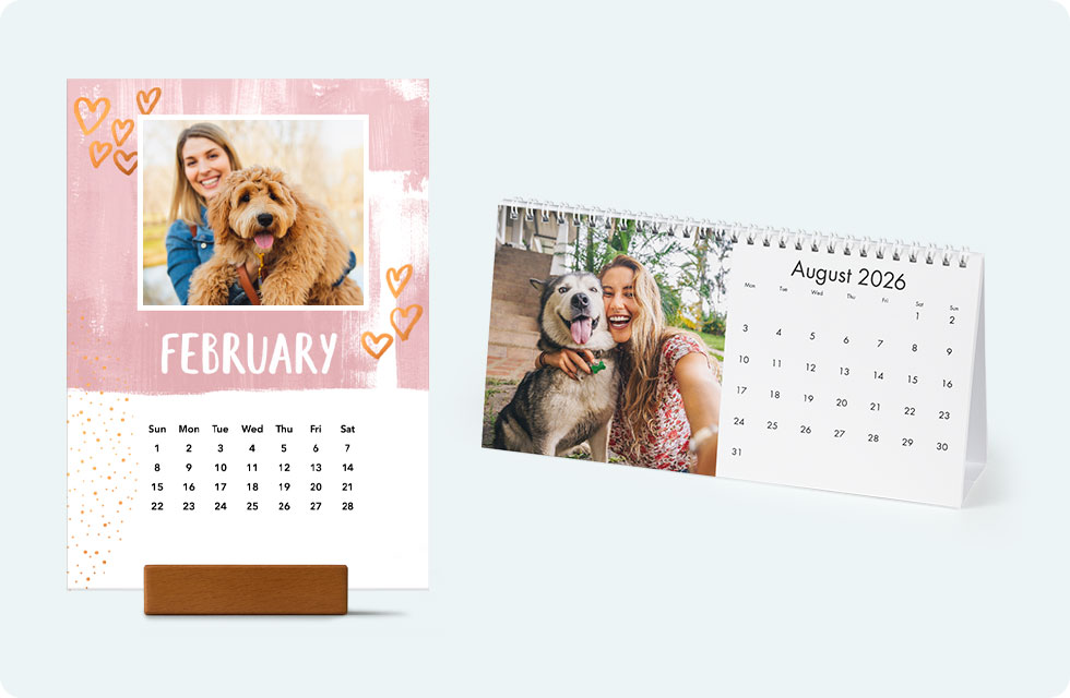 desk calendar, personalised calendar, photo calendar, custom calendar, printing calendars