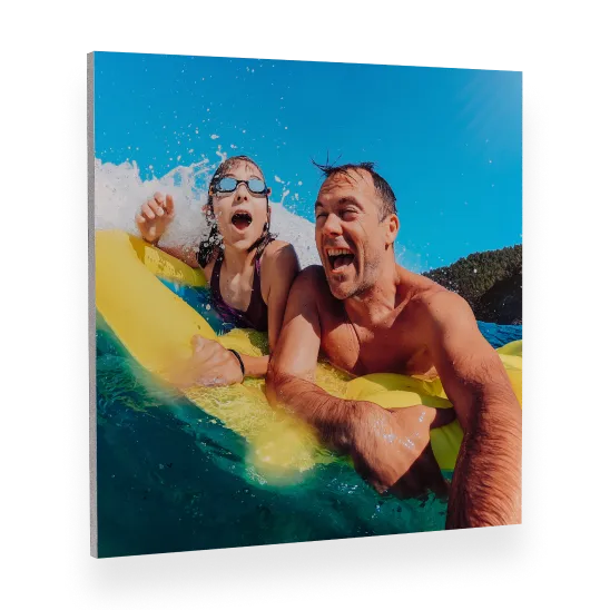 Aluminium photo tiles
