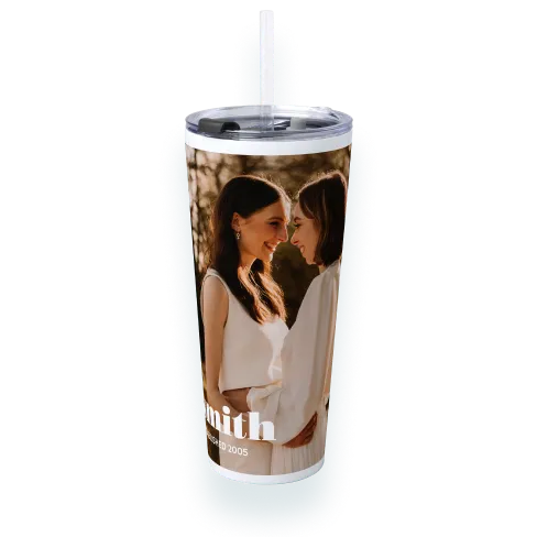 33oz Tumbler with straw