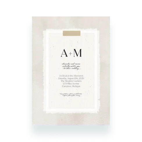 Woven Layers Invite