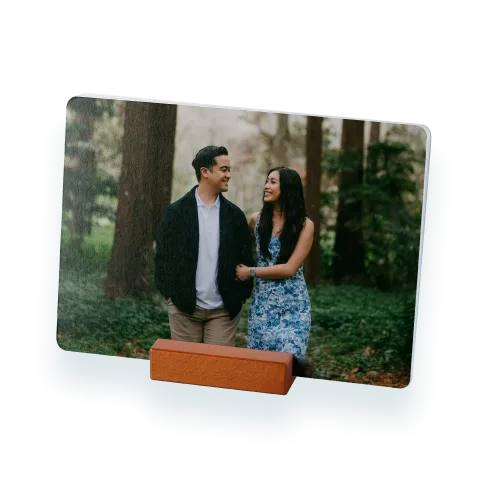 Prints with wood stand