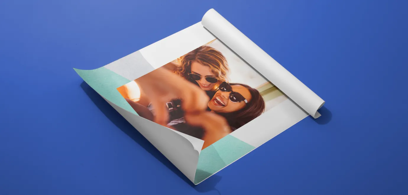 Large adhesive prints