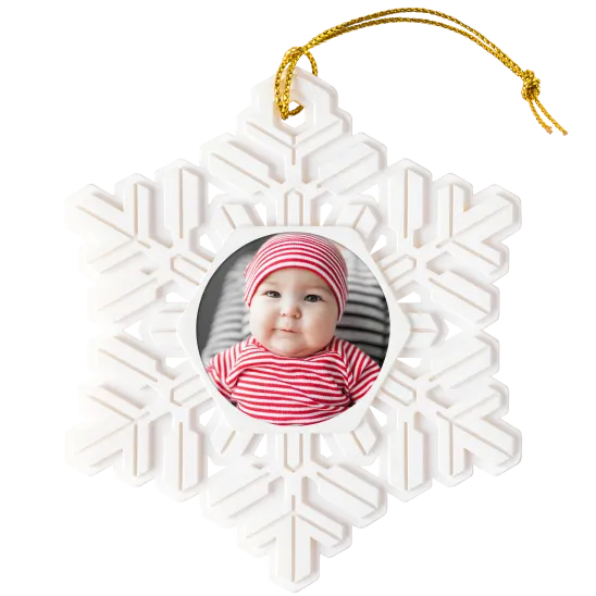 Snowflake ornament