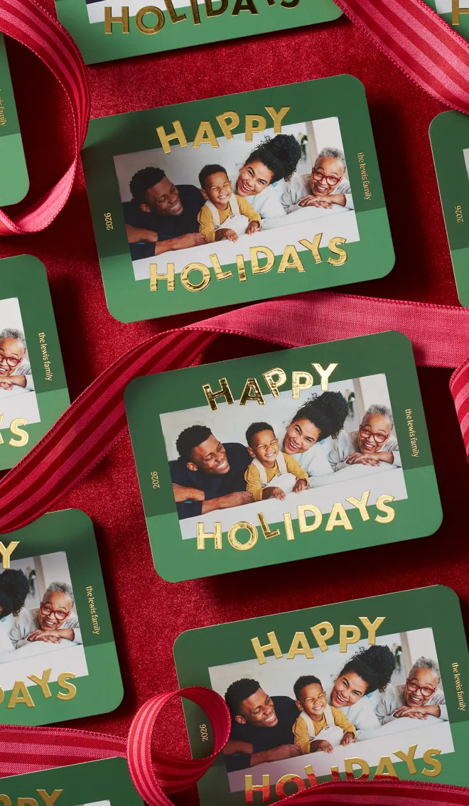Folded greeting cards