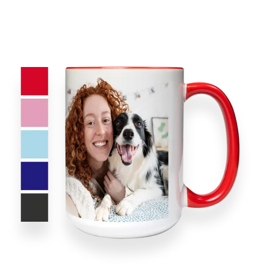 Color accent mugs