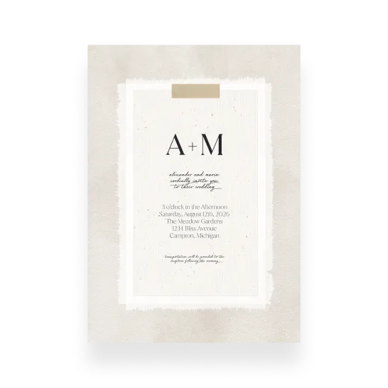 Woven Layers Invite