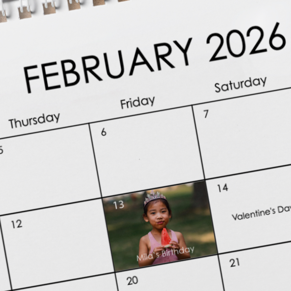 Customise important days